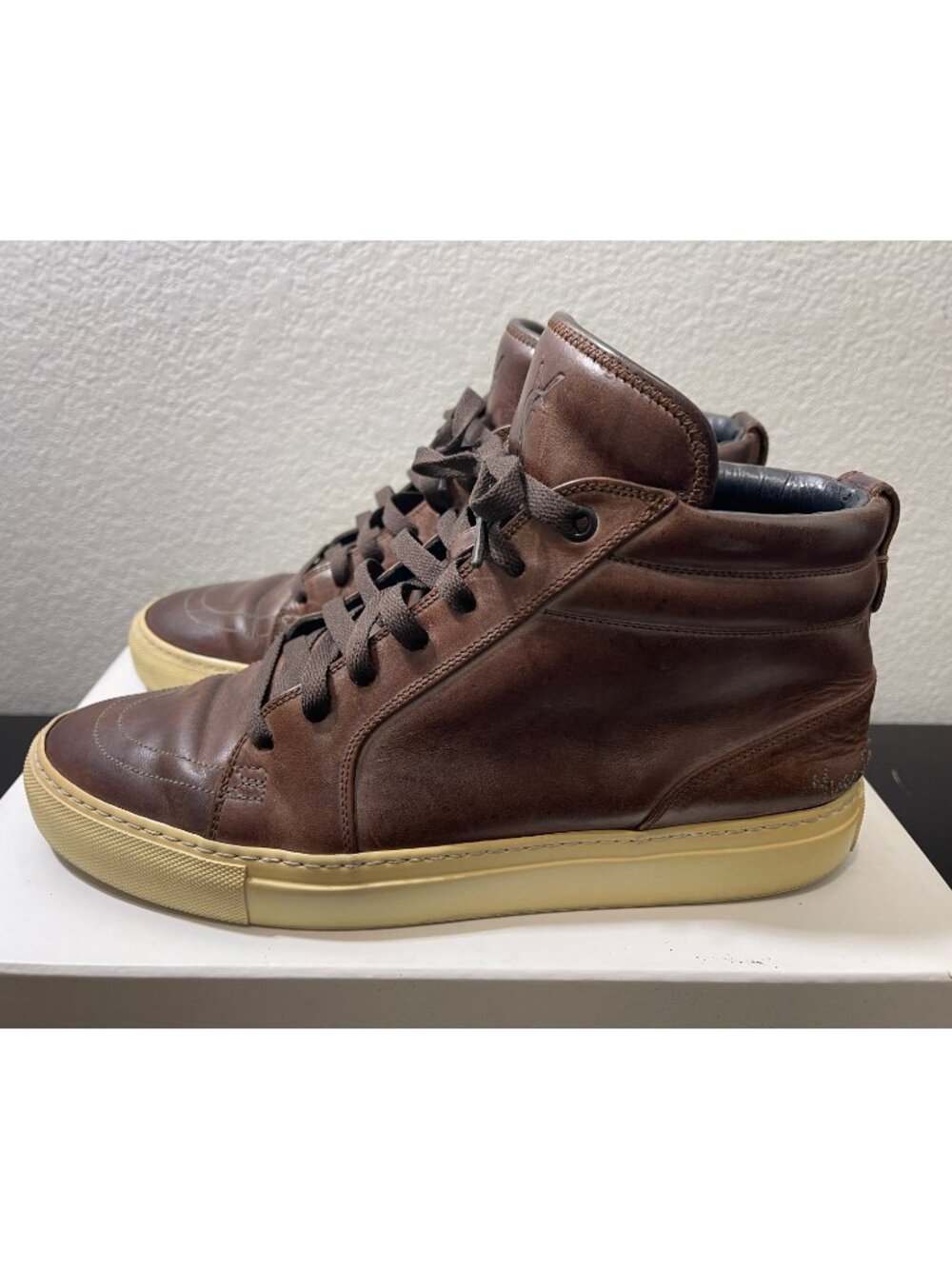 Saint Laurent Malibu Mid Sneakers Moro Men’s EU 41 AJY00 2047